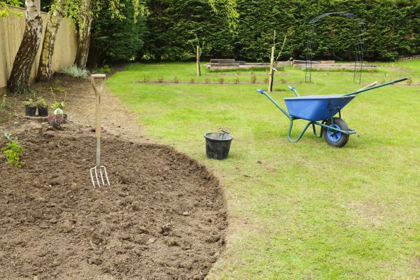 Pool Prep Yard Leveling in Anacortes