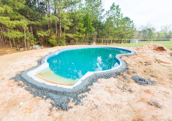 Pool Landscape Leveling in Anacortes