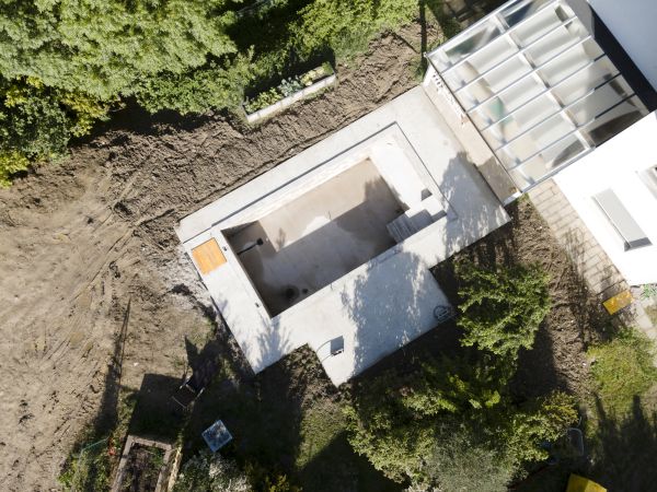 Pool Area Grading in Anacortes