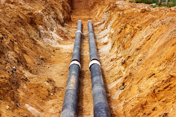 Cost of Water Line Trenching in Anacortes