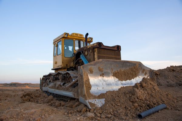 Bulldozer Land Grading in Anacortes