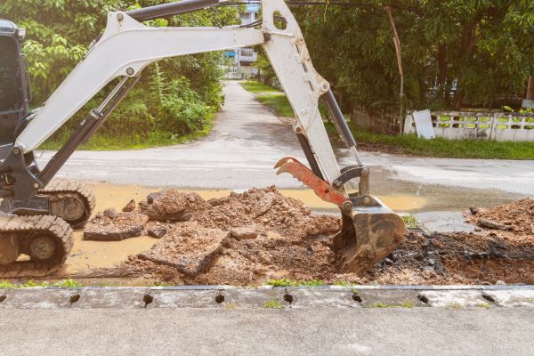 Cost of Water Line Excavation in Anacortes