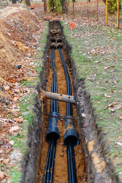 Electrical Line Excavation in Anacortes