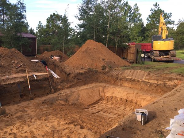 Pool Site Excavation in Anacortes